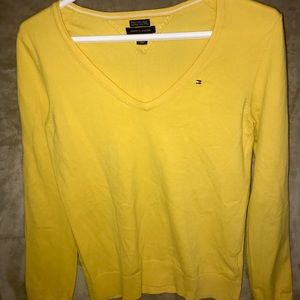 yellow tommy hilfiger sweater